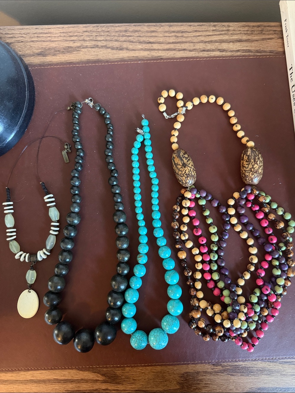 World Travels Beaded Necklace Lot